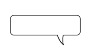 Quadrant 4 Rectangle Chat Bubble 4385