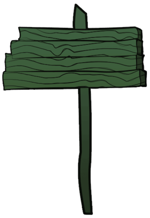 Rustic Dark Green sign 2 4447