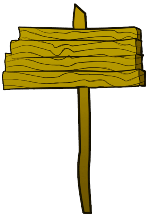 Rustic Yellow sign 2 4450