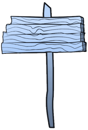 Rustic Light Blue sign 2 4451