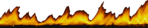 Hot Fire burning in flames 4521
