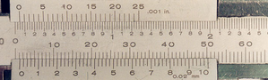 Ruler measure 3 4525