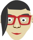Female with glasses. 464