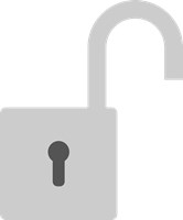 a padlock icon (open) 466