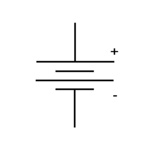 DC Power Schematic Symbol with White Background 4661