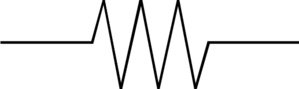 Resistor Schematic Symbol with No Background 4678