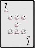 Black Playing Card 7 481