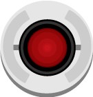 Red round buzzer 486