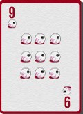 Red Playing Card 9 503