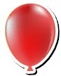 Red Round Balloon 507