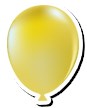 Yellow Round Balloon 510