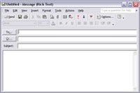 Blank email message 52