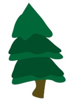 A big green christmas tree 557