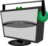 Listener with green headphones on 649