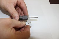 Radius Gauge measuring a radius 833