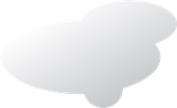Large empty speech bubble 956