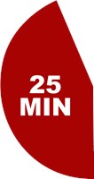 25 Minutes Pie Chart 995