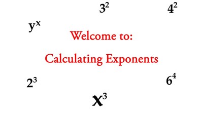 Calculating Exponents