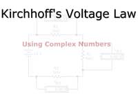 Kirchhoff's Voltage Law with Complex Numbers