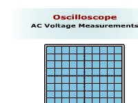 Oscilloscope AC Voltage Measurements