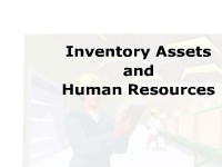 Inventory Assets and Human Resources