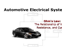Automotive Electrical Systems: Ohm's Law
