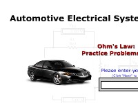 Automotive Electrical Systems: Ohm's LawPractice Problems #3