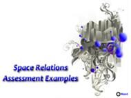 Space Relations Assessment Examples