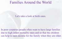 Families Around the World - Birth Rates