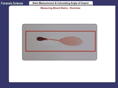 Stain Measurement & Calculating Angles of Impact (Screencast)