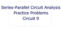 Series-Parallel Circuit Analysis Practice Problems: Circuit 9