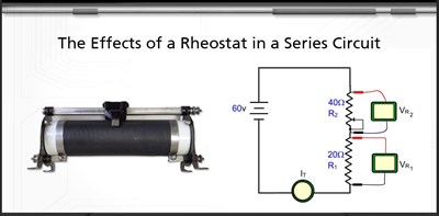 Effects of a Rheostat in a Series Circuit