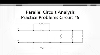 Parallel Circuit Analysis Practice Problems: Circuit #5