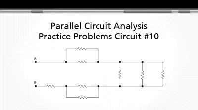 Parallel Circuit Analysis Practice Problems: Circuit #10