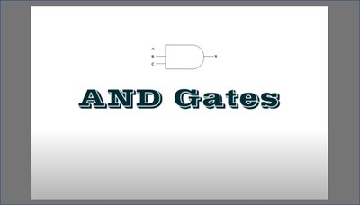 AND Gates (Screencast)