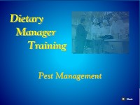 Dietary Manager Training: Pest Management
