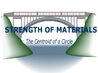 Strength of Materials: The Centroid of a Circle