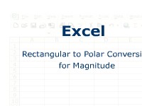 Excel: Rectangular to Polar Conversion for Magnitude