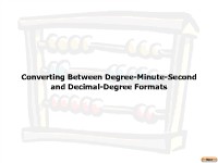 Introduction to Converting Between Degree Minute Second and Decimal Degree