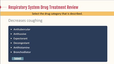 Respiratory System Drug Treatment Review