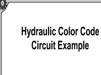 Hydraulic Color Code Circuit Example