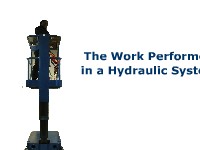 The Work Performed in a Hydraulic System