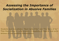 Assessing the Importance of Socialization in Abusive Families