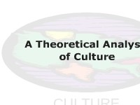 A Theoretical Analysis of Culture