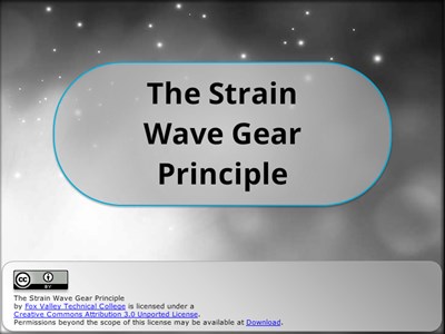 The Strain Wave Gear Principle