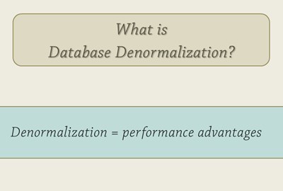 What is Database Denormalization?