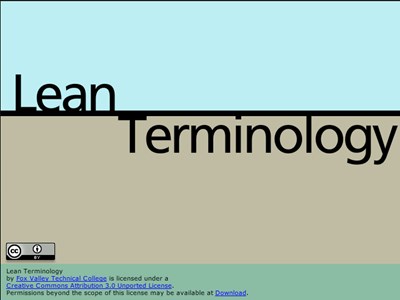 Lean Terminology