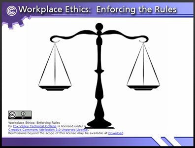Workplace Ethics: Enforcing Rules