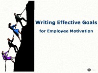 Writing Effective Goals for Employee Motivation