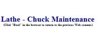 Chuck Maintenance 
